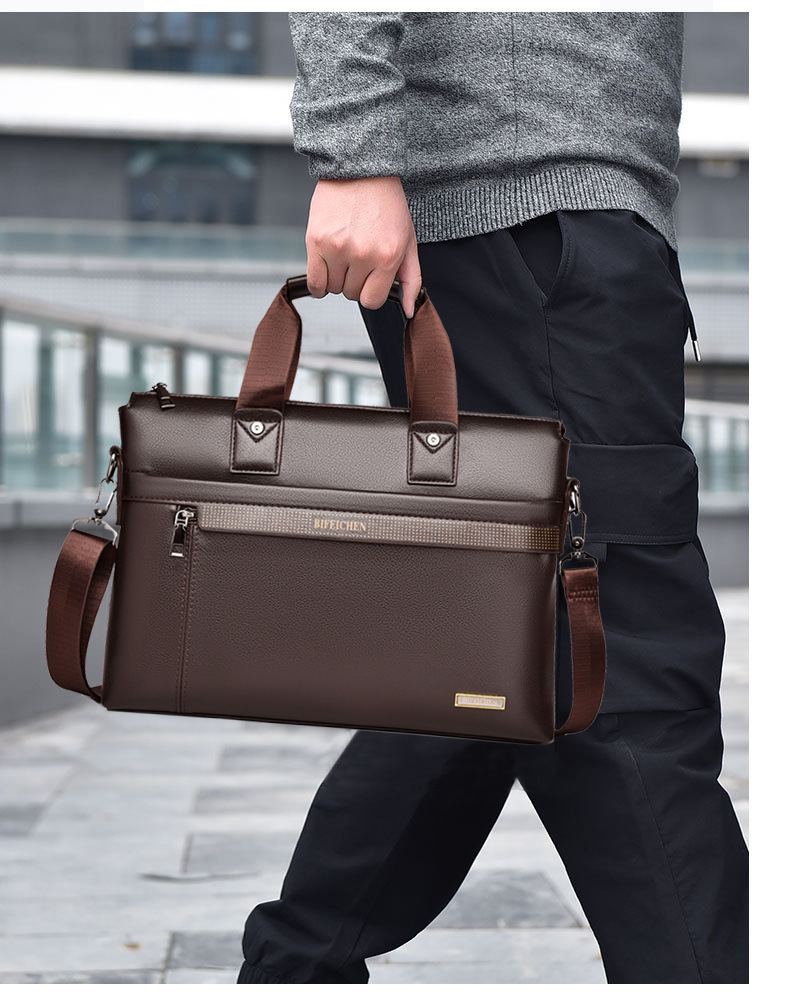 2026 nuove borse da uomo di ma - Leather Briefcase recensione e prezzo