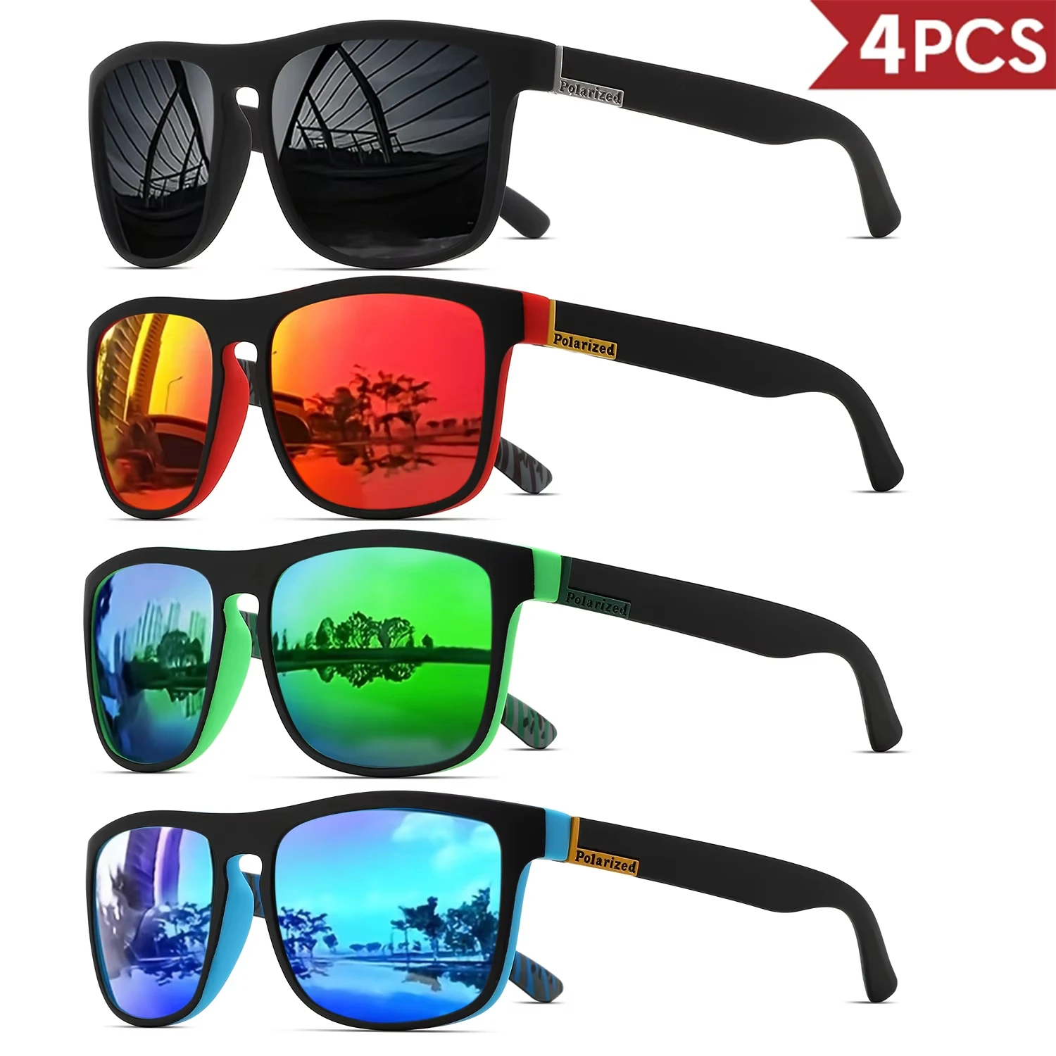 1/4pc Occhiali da sole sportiv - Sunglasses Uv400 recensione e prezzo